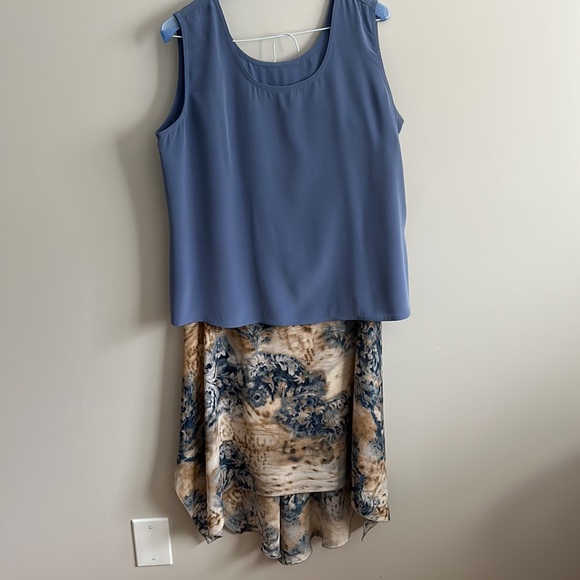 100% silk asymmetrical vintage skirt by Nygard - Picture 9 of 9